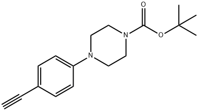 1-Piperazinecarboxylic acid, 4-(4-ethynylphenyl)-, 1,1-dimethylethyl ester