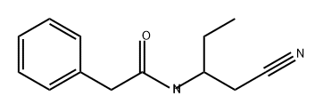 Benzeneacetamide, N-[1-(cyanomethyl)propyl]-