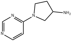 3-Pyrrolidinamine, 1-(4-pyrimidinyl)- Structure