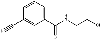 Benzamide, N-(2-chloroethyl)-3-cyano- Structure