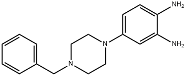 4-(4-Benzylpiperazin-1-yl)benzene-1,2-diamine,124802-85-3,结构式