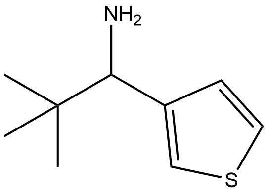 2,2-DIMETHYL-1-(THIOPHEN-3-YL)PROPAN-1-AMINE,1248119-81-4,结构式