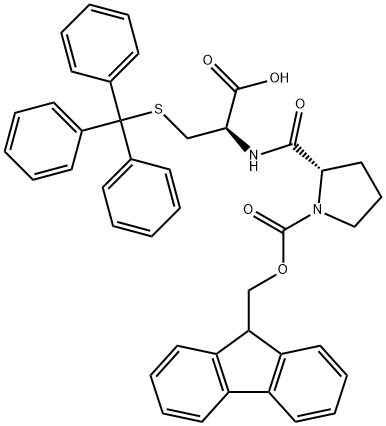 1248559-40-1 (R)-2-((S)-1-(((9H-Fluoren-9-yl)methoxy)carbonyl)pyrrolidine-2-carboxamido)-3-(tritylthio)propanoic acid