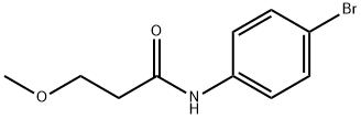 Propanamide, N-(4-bromophenyl)-3-methoxy- Structure