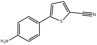 5-(4-Aminophenyl)-2-thiophenecarbonitrile,1249301-77-6,结构式