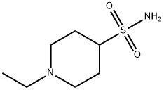 1-乙基哌啶-4-磺酰胺 结构式