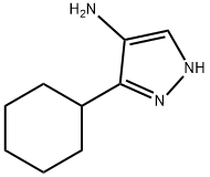 3-Cyclohexyl-1h-pyrazol-4-amine Struktur