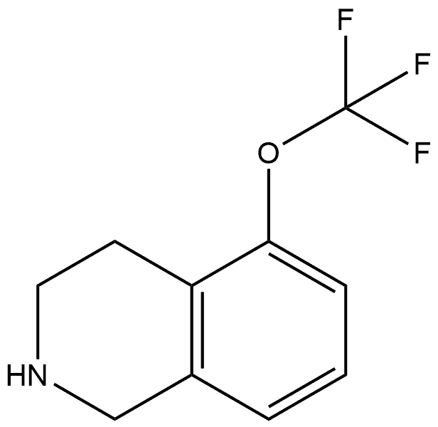 5-Trifluoromethoxy-1,2,3,4-tetrahydro-isoquinoline Structure