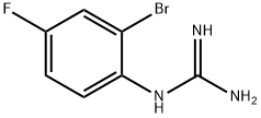 1-(2-Bromo-4-fluorophenyl)guanidine 结构式