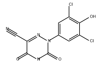 1,2,4-Triazine-6-carbonitrile, 2-(3,5-dichloro-4-hydroxyphenyl)-2,3,4,5-tetrahydro-3,5-dioxo-|瑞司美替罗杂质49