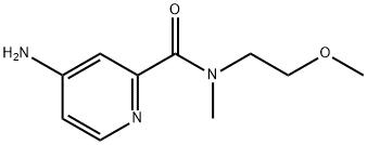 4-amino-N-(2-methoxyethyl)-N-methylpyridine-2-c arboxamide Structure