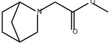 2-Azabicyclo[2.2.1]heptane-2-acetic acid, methyl ester Structure