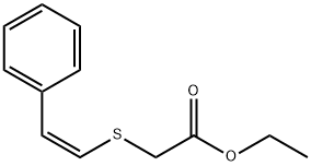 Acetic acid, 2-[[(1Z)-2-phenylethenyl]thio]-, ethyl ester