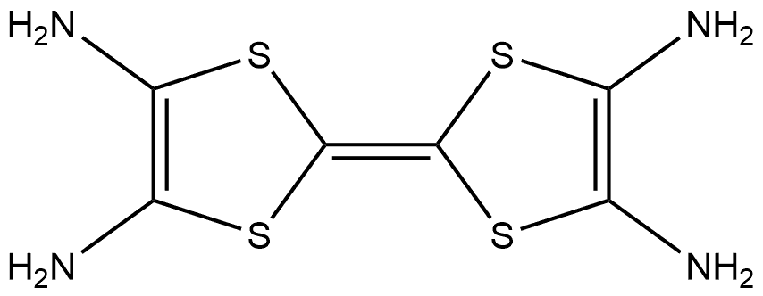 1,3-Dithiole-4,5-diamine, 2-(4,5-diamino-1,3-dithiol-2-ylidene)- Structure