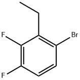 1-Bromo-2-ethyl-3,4-difluorobenzene 结构式