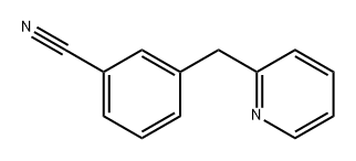 Benzonitrile, 3-(2-pyridinylmethyl)- Structure