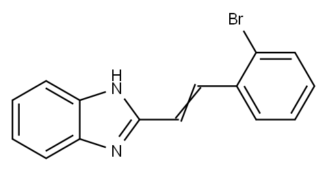 1H-Benzimidazole, 2-[2-(2-bromophenyl)ethenyl]-