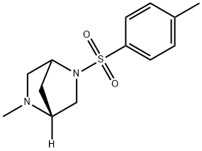 2,5-Diazabicyclo[2.2.1]heptane, 2-methyl-5-[(4-methylphenyl)sulfonyl]-, (1R)- (9CI)|