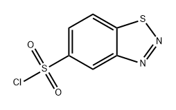 1,2,3-Benzothiadiazole-5-sulfonyl chloride Struktur