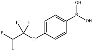4-(1,1,2,2-Tetrafluoroethoxy)benzeneboronic acid Struktur