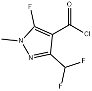 1H-Pyrazole-4-carbonyl chloride, 3-(difluoromethyl)-5-fluoro-1-methyl-