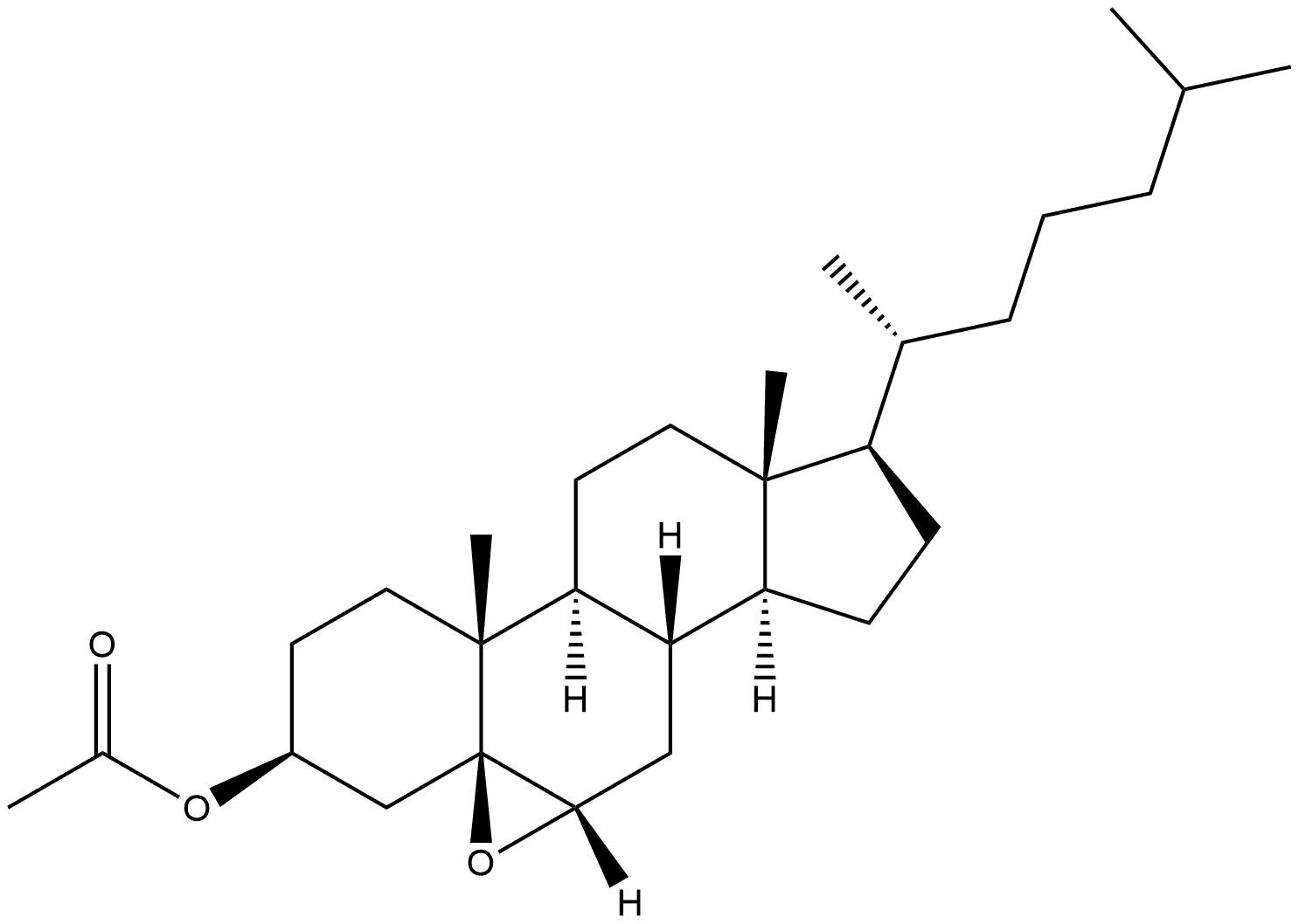 Cholestan-3-ol, 5,6-epoxy-, acetate, (3β,5β,6β)-