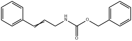 Carbamic acid, N-(3-phenyl-2-propen-1-yl)-, phenylmethyl ester 化学構造式