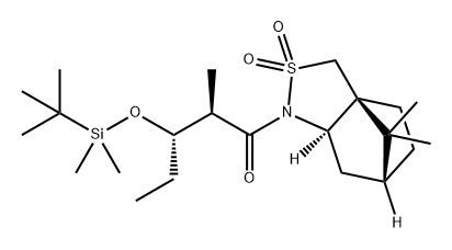 1-Pentanone, 3-[[(1,1-dimethylethyl)dimethylsilyl]oxy]-2-methyl-1-[(3aS,6R,7aR)-tetrahydro-8,8-dimethyl-2,2-dioxido-3H-3a,6-methano-2,1-benzisothiazol-1(4H)-yl]-, (2R,3S)-