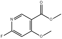 6-氟-4-甲氧基烟酸甲酯,1256787-65-1,结构式
