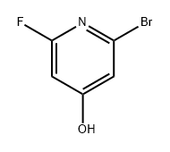 2-溴-6-氟吡啶-4-醇, 1256804-32-6, 结构式