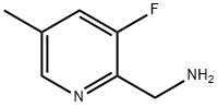 (3-氟-5-甲基-2-吡啶基)甲胺, 1256805-23-8, 结构式