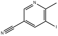 3-Pyridinecarbonitrile, 5-iodo-6-methyl-,1256817-18-1,结构式