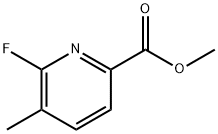 Methyl 6-fluoro-5-methylpicolinate Struktur