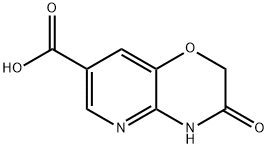 2H-Pyrido[3,2-b]-1,4-oxazine-7-carboxylic acid, 3,4-dihydro-3-oxo- Struktur