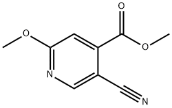 Methyl 5-cyano-2-methoxyisonicotinate Struktur