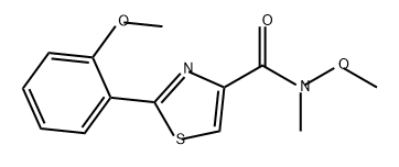4-Thiazolecarboxamide, N-methoxy-2-(2-methoxyphenyl)-N-methyl-