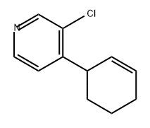 Pyridine, 3-chloro-4-(2-cyclohexen-1-yl)- Structure