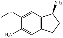 (1S)-6-methoxyindane-1,5-diamine 结构式
