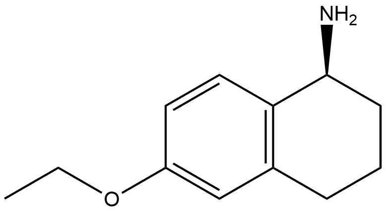 (S)-6-ethoxy-1,2,3,4-tetrahydronaphthalen-1-amine 结构式