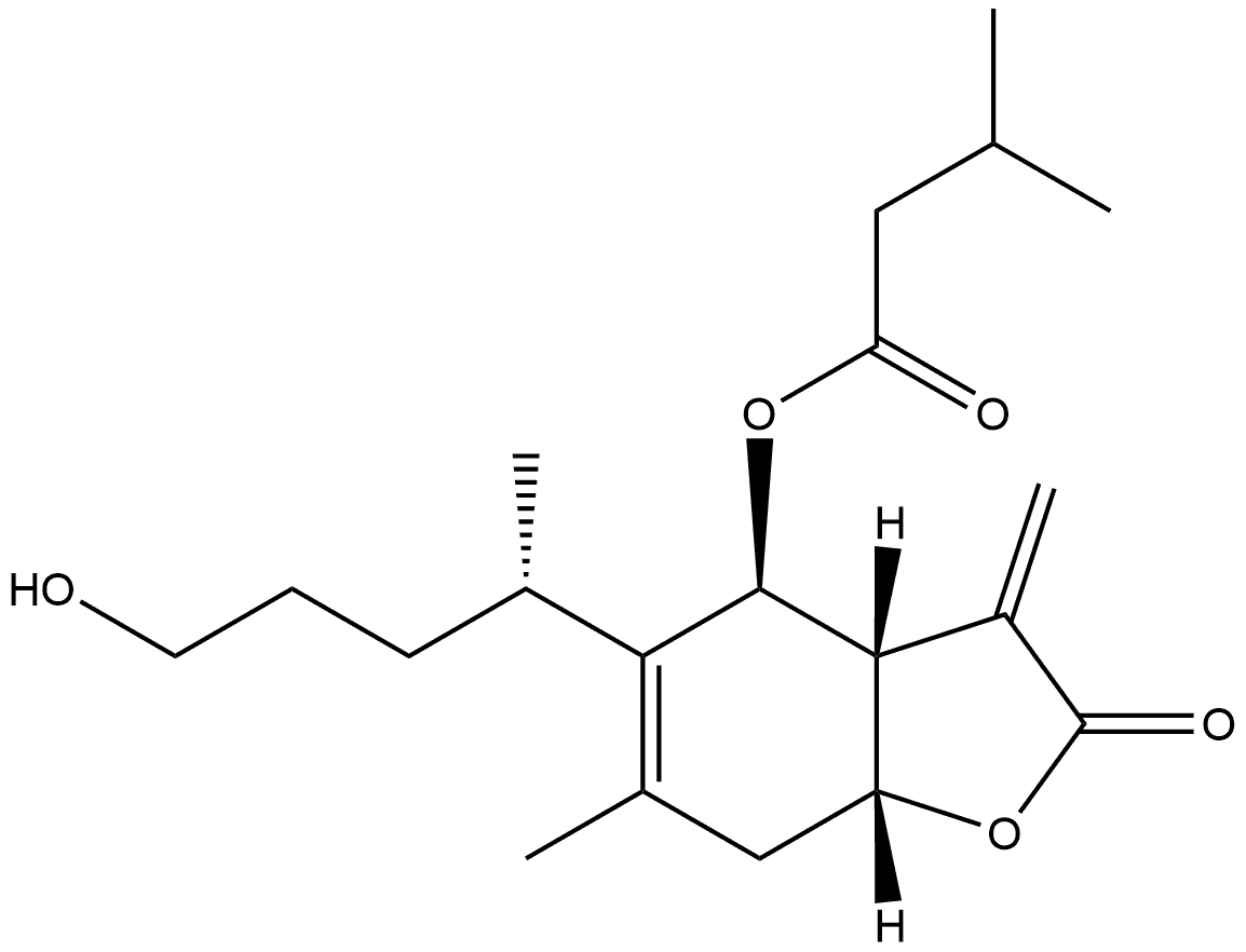 6Α-异戊酰基-旋覆花内酯, 1259933-04-4, 结构式