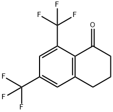6,8-bis(trifluoromethyl)-3,4-dihydronaphthalen-1(2H)-one Structure