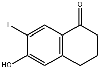 1(2H)-Naphthalenone, 7-fluoro-3,4-dihydro-6-hydroxy-,1260018-53-8,结构式