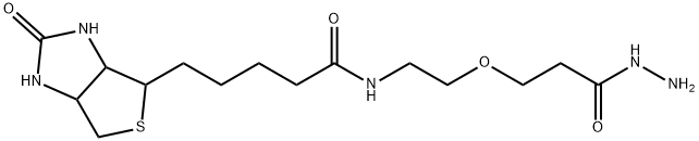 Biotin-PEG1-hydrazide Struktur