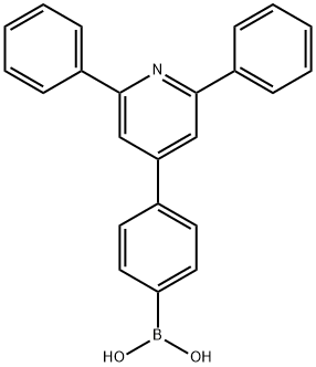 4-(2,6-二苯基-4-吡啶基)苯硼酸 结构式
