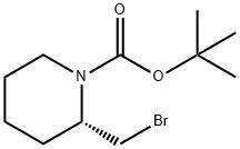1-Piperidinecarboxylic acid, 2-(bromomethyl)-, 1,1-dimethylethyl ester, (2S)- 结构式