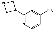 2-(3-Azetidinyl)-4-pyridinamine 结构式