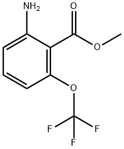 Methyl 2-amino-6-(trifluoromethoxy)benzoate Struktur