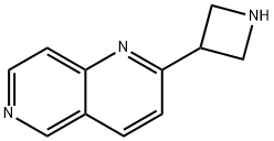 1,6-Naphthyridine, 2-(3-azetidinyl)- 结构式