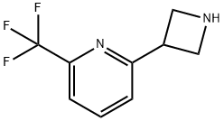2-(3-Azetidinyl)-6-(trifluoromethyl)pyridine Structure
