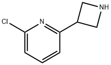 2-(3-Azetidinyl)-6-chloropyridine 结构式